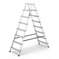 Drabiny - DRABEST Drabina aluminiowa dwustronna 2x8 stopniowa 125 kg - miniaturka - grafika 1
