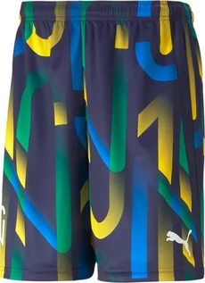 Spodnie i spodenki dla dziewczynek - Puma Puma Neymar Jr Future Printed Short 605552-06 Wielokolorowe XS - grafika 1