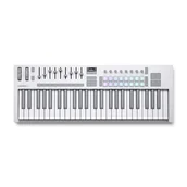 Akcesoria do instrumentów klawiszowych - Novation Launchkey 49 MK4 White - kontroler MIDI - miniaturka - grafika 1