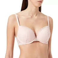 Biustonosze - Calvin Klein Push Up Plunge Biustonosz o kroju plunge Kobiety, Barely Pink, 75E - miniaturka - grafika 1