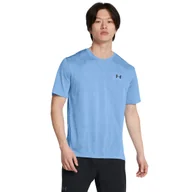 Koszulki sportowe męskie - Męska koszulka treningowa Under Armour UA Tech Vent Geode SS - niebieska - UNDER ARMOUR - miniaturka - grafika 1