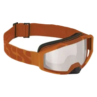 Okulary sportowe - Gogle Rowerowe MTB iXS Trigger - Przezroczysta Soczewka Przypalona pomarańcz - miniaturka - grafika 1