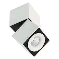 Lampy sufitowe - Italux Spot LAMPA sufitowa SEVILLA SQUARE CEILING SLC7562/28W 4000K WH+BL OPRAWA LED 28W kostka reflektorek biały czarny - miniaturka - grafika 1