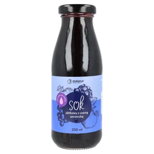 Sok jabłkowy z czarną porzeczką 250ml - Soki i napoje niegazowane - miniaturka - grafika 1