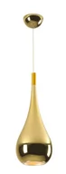 Lampy sufitowe - Maxlight Lampa wisząca Drop P0308 złota oprawa w nowoczesnym stylu P0308 - miniaturka - grafika 1