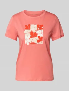 T-shirt o kroju regular fit z czystej bawełny - Koszulki i topy damskie - miniaturka - grafika 1