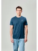 Koszulki męskie - Bench Koszulka "Movia" w kolorze niebieskim - miniaturka - grafika 1