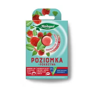 "HERBAPOL - LUBLIN" SPÓŁKA AKCYJNA Herbapol Cukierki Poziomka Pokrzywa 20g HERB.CUK.POZ.POK.20G - Cukierki - miniaturka - grafika 1