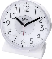 Zegary - MPM Budzik MPM C01.4321.00 biały cichy mechanizm 11 cm - miniaturka - grafika 1