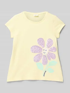 T-shirt o kroju regular fit z czystej bawełny - Koszulki dla dziewczynek - miniaturka - grafika 1