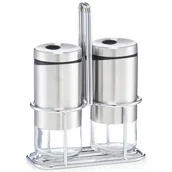 Pojemniki kuchenne - Zeller Przyprawnik ze szkła pojemnik na przyprawy solniczka pieprzniczka słoiki na przyprawy pojemniki do kuchni akcesoria kuchenne 19631 - miniaturka - grafika 1