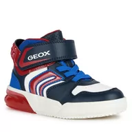 Buty dla chłopców - Sneakersy Geox J Grayjay Boy J369YD 0BU11 C0735 D Navy/Red - miniaturka - grafika 1