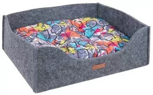 Ami Play Sofa Legowisko dla Psa 2in1 Hygge L Szary - Legowiska dla psów - miniaturka - grafika 1