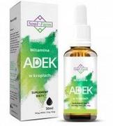 Witaminy i minerały - WITAMINA ADEK W KROPLACH (700mcg+2000IU+100mcg+12mg) 30 ml - SOUL FARM - miniaturka - grafika 1