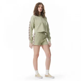 Damskie spodenki dresowe Guess Britney - zielone - GUESS - Spodnie sportowe damskie - miniaturka - grafika 1