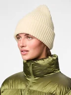 Czapki damskie - Pieces Czapka dzianinowa w kolorze beżowym - miniaturka - grafika 1