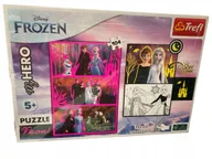 Puzzle - Puzzle Neon 104 Frozen + plakat świecący w ciemności 93396 - miniaturka - grafika 1