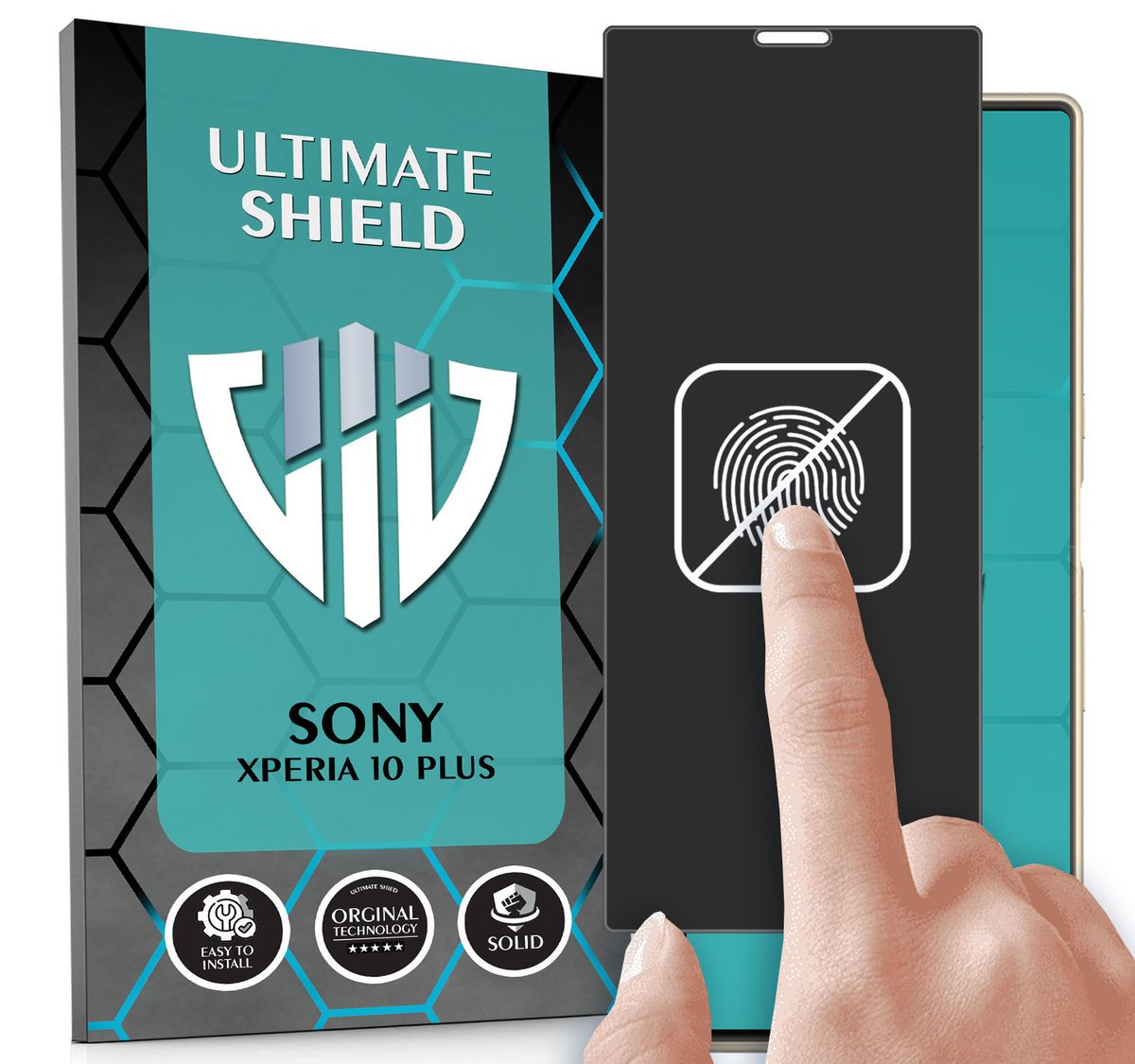 FOLIA DO SONY XPERIA 10 PLUS HYDROŻELOWA MATOWA BRAK ODCISKÓW CAŁY EKRAN 5D