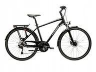 Rowery - Rower trekkingowy KROSS TRANS 7.0 rozmiar M Czarny - miniaturka - grafika 1