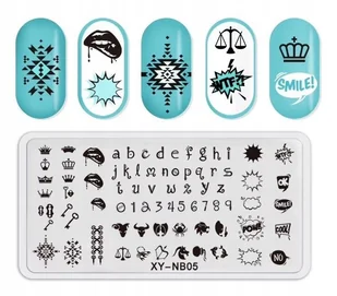 Blaszka Płytka do Stempli do zdobienia Paznokci - Ozdoby do paznokci - miniaturka - grafika 30