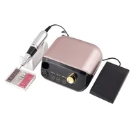 Frezarki do paznokci - Frezarka do paznokci M1 LUX 45W - zestaw z frezami - miniaturka - grafika 1