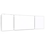 Tablice i flipcharty - Tablica biała szkolna suchościeralna magnetyczna typu "tryptyk" 120x200 //400 cm - miniaturka - grafika 1