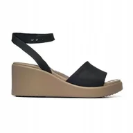 Sandały damskie - Crocs sandały damskie Brooklyn Ankle Strap Wedge koturn rozmiar 41,5 - miniaturka - grafika 1