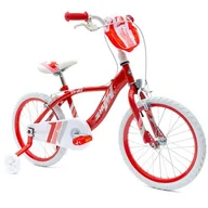 Rowery - Rower dziecięcy HUFFY Glimmer 18 cali dla dziewczynki Czerwony - miniaturka - grafika 1