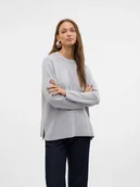 Swetry damskie - Vero Moda Sweter w kolorze szarym - miniaturka - grafika 1