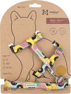 Szelki dla kotów - Szelka ze smyczą dla kotów Amiplay BeHappy Cat Guard S Donut - miniaturka - grafika 1