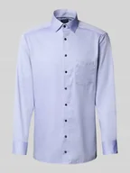 Koszule męskie - Koszula biznesowa o kroju slim fit z czystej bawełny - miniaturka - grafika 1