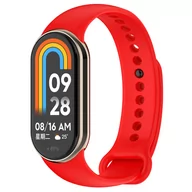 Akcesoria do smartwatchy - Pasek silikonowy Vanfone do Xiaomi Mi Band 8, czerwony - miniaturka - grafika 1