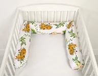 Ochraniacze do łóżeczka - Ochraniacz wałek do łóżeczka niemowlęcego - w lesie - miniaturka - grafika 1