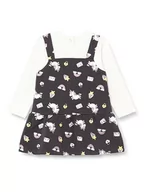 Sukienki - Chicco Sukienka Z Długim Rękawem, Średni szary - miniaturka - grafika 1