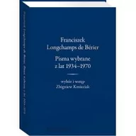 Prawo - Kmieciak Zbigniew Franciszek Longchamps de Bérier. Pisma wybrane z lat 1934-1970. - miniaturka - grafika 1