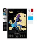 Materiały pomocnicze dla uczniów - Mapa Zdrapka Travel Map Black Europe - miniaturka - grafika 1