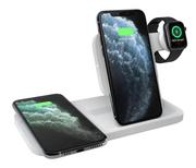 Ładowarki do telefonów - Bezprzewodowa Ładowarka Indukcyjna Logitech Powered 3-IN-1 DOCK 25W - Biała - miniaturka - grafika 1