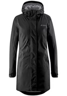 Płaszcze damskie - Maier Sports Hannali płaszcz damski czarny 2021 kurtka - miniaturka - grafika 1