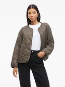 Kurtki damskie - Vila Kurtka pikowana "Vidune" w kolorze szarobrązowym - miniaturka - grafika 1