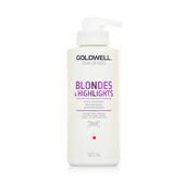 Odżywki do włosów - Goldwell DUALSENSES BLONDES&HIGHLIGHTS 60-sekundowa kuracja dla włosów blond i z pasemkami 500ml 0000050134 - miniaturka - grafika 1