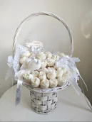 Świece - Wielki Kosz świec sojowych ŚLUB bukiet - miniaturka - grafika 1