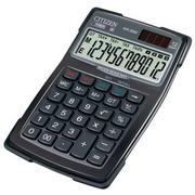 Kalkulatory - Kalkulator wodoodporny Citizen WR-3000 czarny Citizen Systems - miniaturka - grafika 1