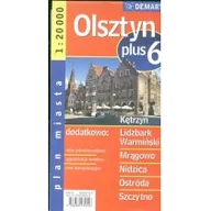 Atlasy i mapy - Olsztyn - plan miasta (skala 1:20 000) - Praca zbiorowa - miniaturka - grafika 1