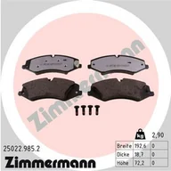 Klocki hamulcowe - Klocki hamulcowe - komplet ZIMMERMANN 25022.985.2 - miniaturka - grafika 1