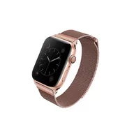 Akcesoria do smartwatchy - UNIQ Dante Pasek do Apple Watch do koperty 38/40/41mm ze stali nierdzewnej - Różowe złoto - miniaturka - grafika 1
