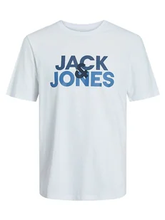 Jack & Jones Koszulka "Jacula" w kolorze białym - Koszulki męskie - miniaturka - grafika 1