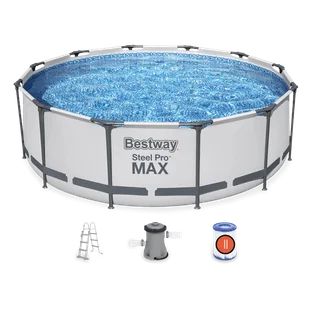 Basen stelażowy w zestawie Steel Pro Max 3,66 x 1 m - BESTWAY 56418 - Baseny ogrodowe - miniaturka - grafika 1