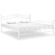 Łóżka - Lumarko Rama łóżka, biała, metalowa, 160 x 200 cm - miniaturka - grafika 1