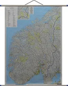 Atlasy i mapy - Freytag&amp;Berndt Norwegia mapa ścienna 1:600 000 Freytag & Berndt - miniaturka - grafika 1