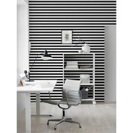 Tapety - Flizelina tapeta Czarno-białe pasy zebra 208x146cm - miniaturka - grafika 1